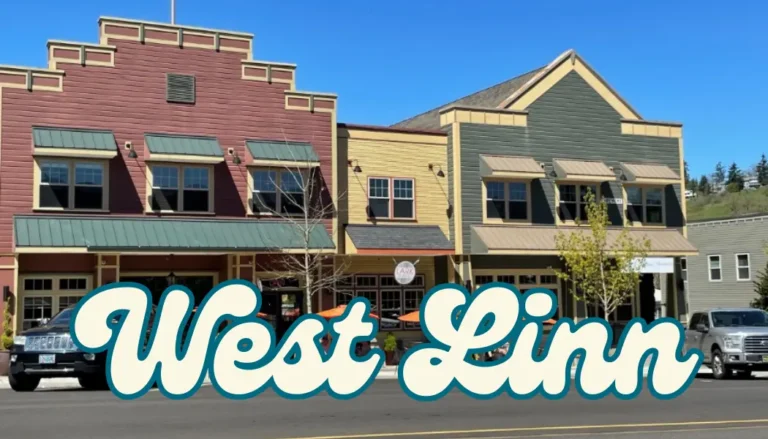 Downtown Willamette West Linn Oregon
